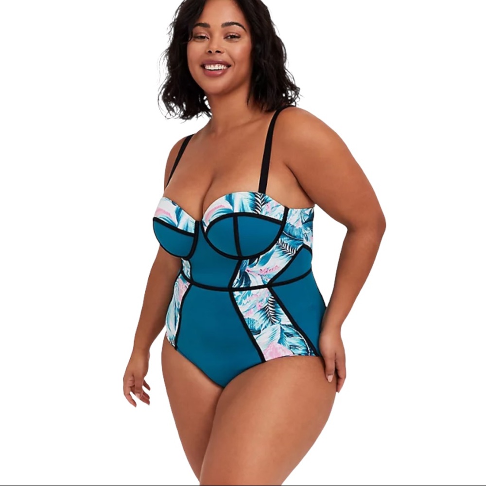 Torrid One Piece Bathing Suit sz 2X
